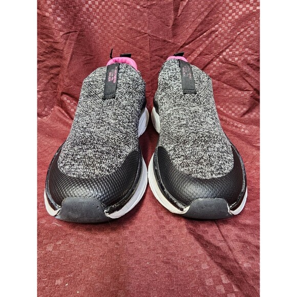 Skechers Bundle D'Lux Walker Black Pink Stretch Fit Slip Go Walk Air Dynamic - Picture 12 of 16